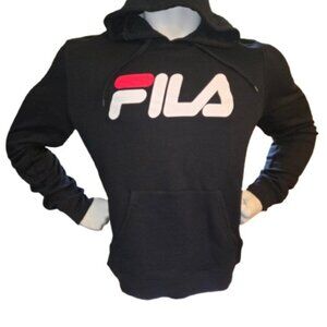 **Men's Black Fila Speed Long Sleeve Hoodie - NWT (New with Tags) | Size XL**